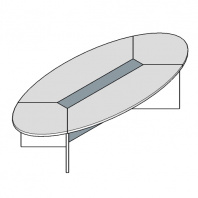 Стол переговоров овальный Ellipse 315х140 Стол переговоров овальный Ellipse 315х140