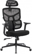 Кресло для персонала Everprof Omega Black / Омега Блэк Черная сетка Кресло для персонала Everprof Omega Black / Омега Блэк Черная сетка