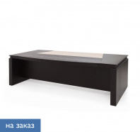 Стол для руководителя закругленный Lago 105 104 Дуб Ферреро / Бежевый Стол для руководителя закругленный Lago 105 104 Дуб Ферреро / Бежевый