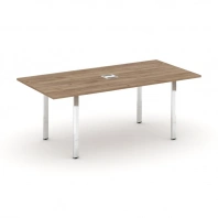 Стол для переговоров на металлокаркасе (П-60x30) Style Project Direct Lux M-SN-6P.SPRG-198 Стол для переговоров на металлокаркасе (П-60x30) Style Project Direct Lux M-SN-6P.SPRG-198