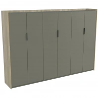 Шкаф высокий комбинированный для документов и одежды Magnetic 15ШТС.1810 Шкаф высокий комбинированный для документов и одежды Magnetic 15ШТС.1810
