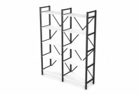 Arredo 10СД.001 Белый премиум/металл черный матовый Arredo 10СД.001 Белый премиум/металл черный матовый