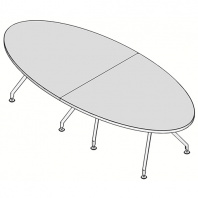 Стол переговоров овальный UFO 280-320 Стол переговоров овальный UFO 280-320