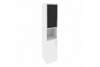 Шкаф высокий узкий левый ONIX O.SU-1.4 R (L) black