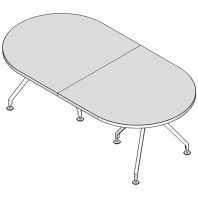 Стол переговоров овальный UFO 250-270 Стол переговоров овальный UFO 250-270