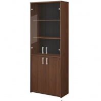 Шкаф комбинированный с прозрачным стеклом Арго А-310+А-стл310пр Шкаф комбинированный с прозрачным стеклом Арго А-310+А-стл310пр