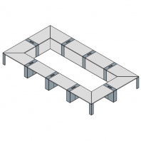 Стол для переговоров iTable 670х360 Стол для переговоров iTable 670х360