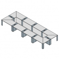 Стол для переговоров iTable 670х240 Стол для переговоров iTable 670х240
