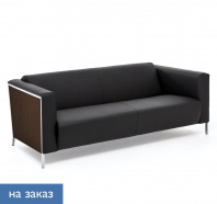 ВИСПО ВУД/VISPO Wood 3м диван кожа ОРЕХ/ЧЕРНЫЙ ВИСПО ВУД/VISPO Wood 3м диван кожа ОРЕХ/ЧЕРНЫЙ
