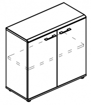 Alta ML МР 9351 Шкаф низкий закрытый (топ МДФ)